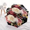 Floral Bouquet Theme 8 Bone Hand Automatic Folding Umbrella, Compact and Portable Design, A Perfect Gift for Birthday, Christmas or Business