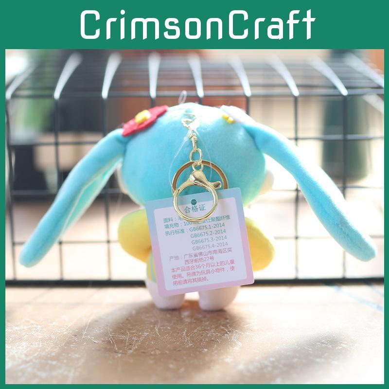 Swim Miku Hatsune Ring Keychain Anime Plush Toy Pp Cotton Gift For Fans