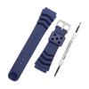 [Seiko] Band Belt 22mm Urethane Genuine Divers Replacement Navy RS04K22NY1 Set with Simple Spring Bar Removal Instructions