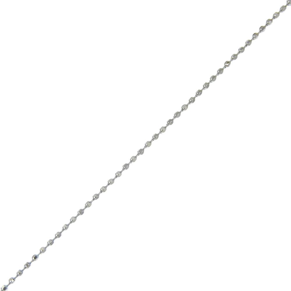 Ponte Vecchio Heart cross Necklace K18 white gold/diamond cross 6.2g Women Used