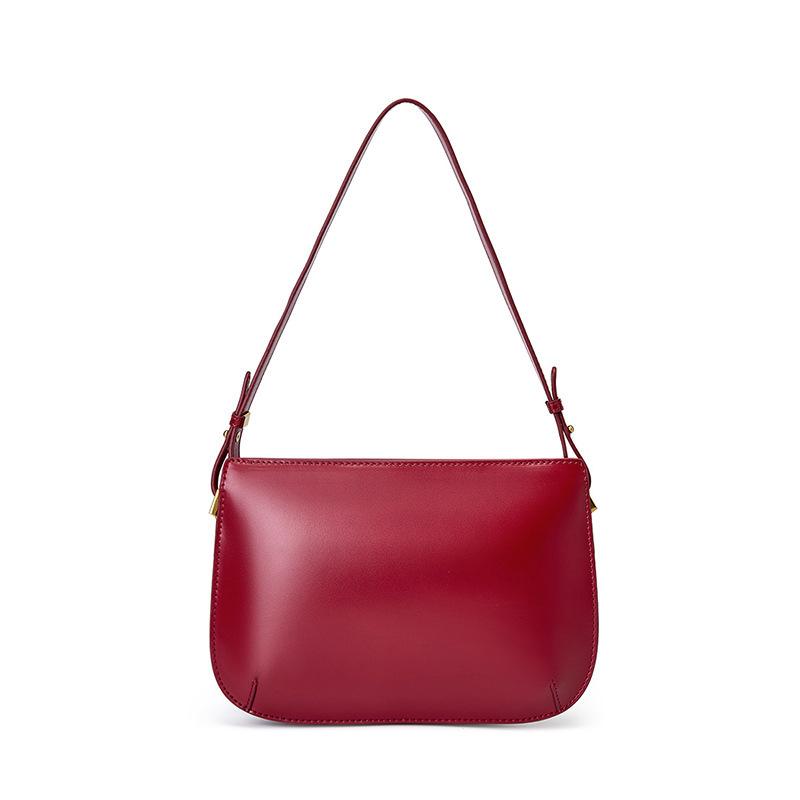 Women's Bag Leather Underarm Bag New Simple and Versatile High-end Handbag Bag Can Be