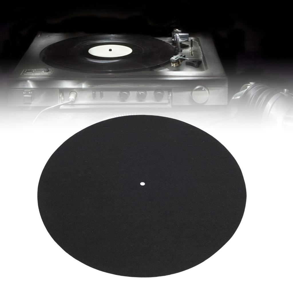 12 Inch Turntable Slipmat Fit for   Phonograph Player Anti Vibration Record Platter Mat Felt Turntable Pad Anti Static
