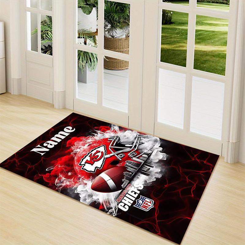 Custom Name "Thunderstorm Arsenal Crest" Carpet Rug Customizable Soft Washable Anti-Slip Home Living Room Sofa Mats Personalized Rug. 0909422