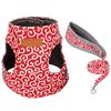 Set Gilet Imbracatura e Guinzaglio per Gatto Antifuga Gilet Imbracatura Stile Giapponese per Gatto per Passeggiate all'Aperto Accessori per Animali Domestici Collare Giapponese per Gatto