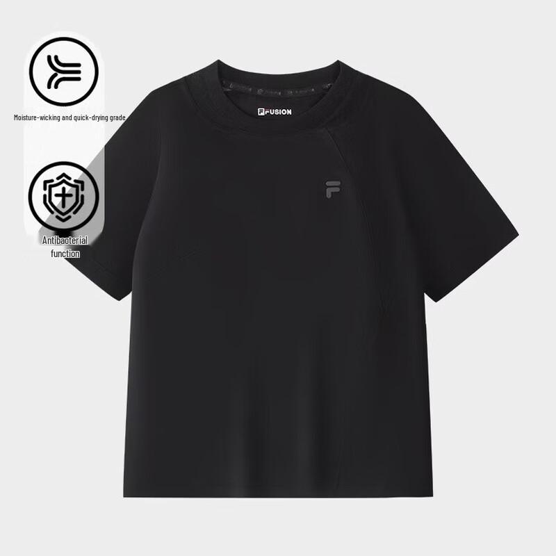 FILA FUSION Women s Knit Short Sleeve T-Shirt S