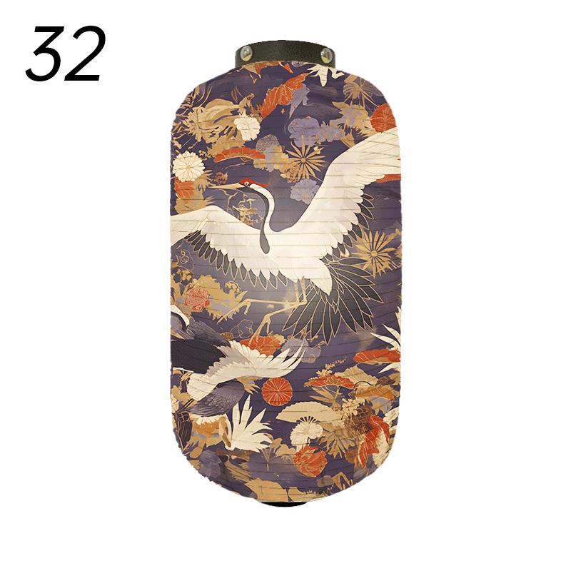 Japanese Style Traditional Cloth Lantern Crane Izakaya Sushi Restaurant Decor Signboard Party Festival Outdoor Decor Lantern