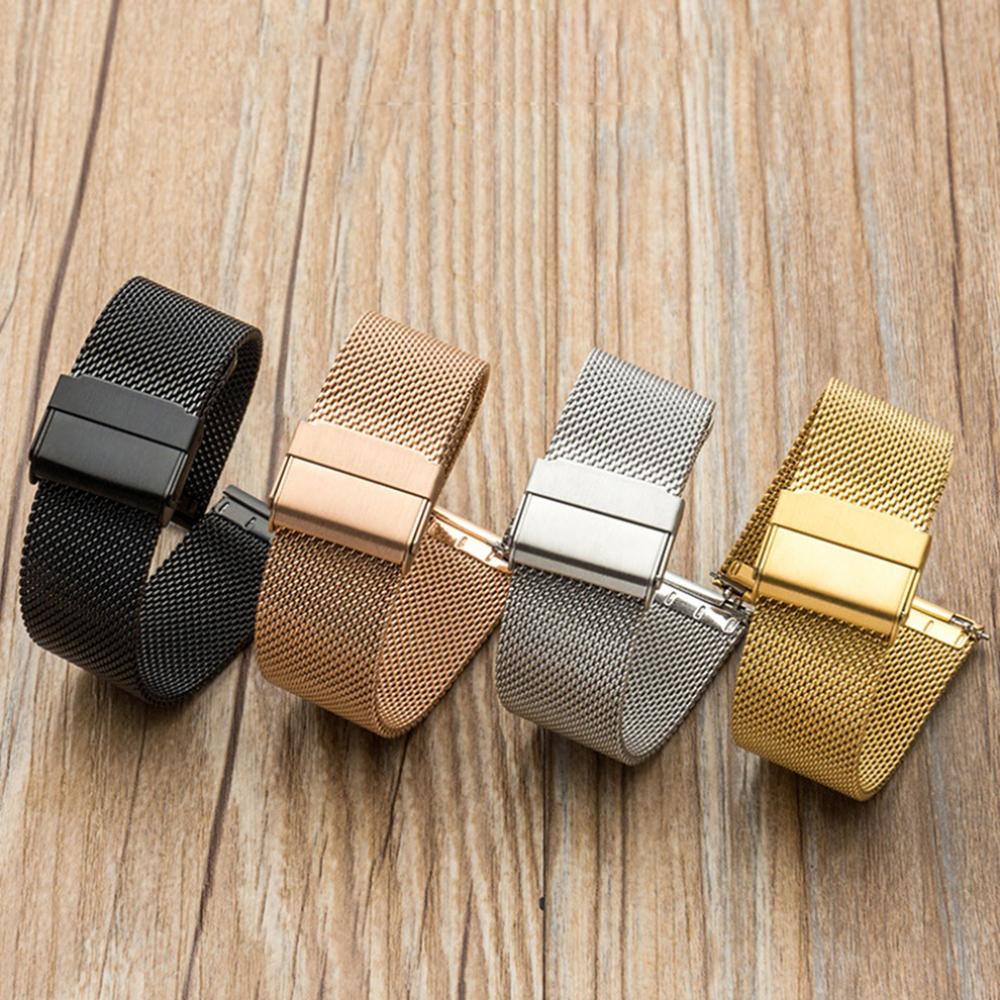 For Samsung Galaxy Fit3 Watch Band Milanese Loop Stainless Steel Adjustable Wrist Strap with Clasp