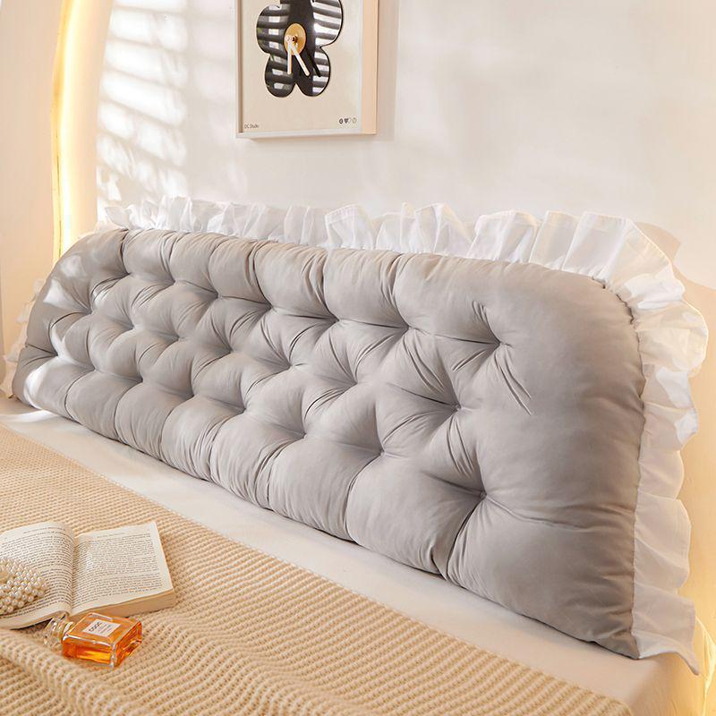 Soft Backrest Headboard Pillow - Large Cushion for Reading, Sleeping, Dorms, Sofas & Waist Support