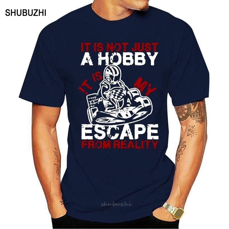 

Karting Escape Reality Funny T Shirt And Gents T Shart Simple Cotton Tee Shirt Comfortable S