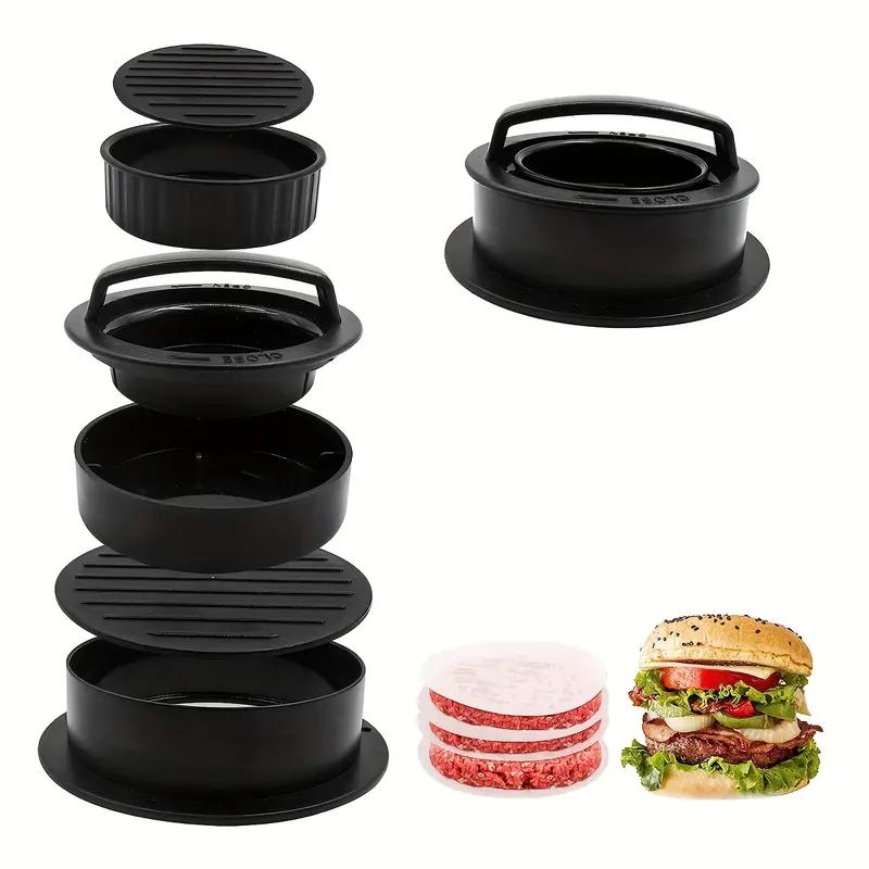 Burger Press Mold & Patty Press Maker -3 in 1 stuffed hamburger patty maker Perfect for Beef,Chicken Patties-Kitchen Press Tool