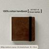 POTENTATE 100% Baumwolle Aquarellbuch 300g 24 Blätter Hardcover Aquarellpapierblöcke Quadratisches Skizzenbuch Kunst Zeichen Skizzenblock