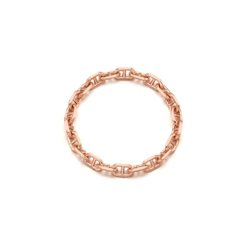 Tirr Lirr Split Silver Pink Chain Ring TRSSVP13497M