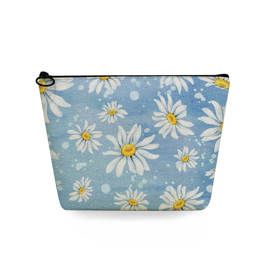 Women Flower Print Cosmetic Bag Toiletries Organize Travel Storage Case 6747