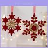 Christmas Deer Hanging Ornament With Velvet Embellishments For Holiday Decor