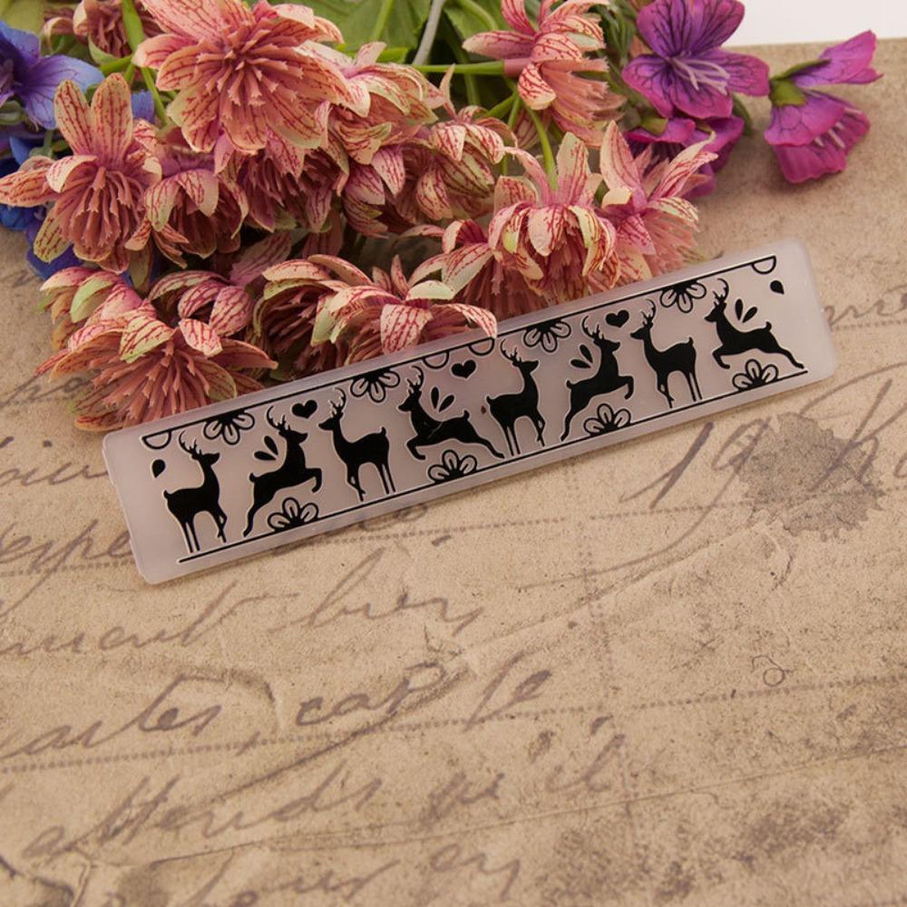 Stamp Embossing Folders Plastic Embossing Folder DIY Craft Template Molds Handmade Art Craft Supplies Fondant Cake Decorating