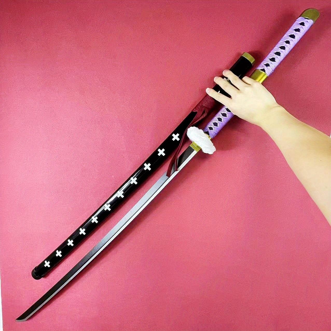 

55inch Roronoa Zoro Katana Damascus Sword Anime Cosplay Prop Ninja Knife Real Size Japonesa Katana Original Samurai Sabre Toy