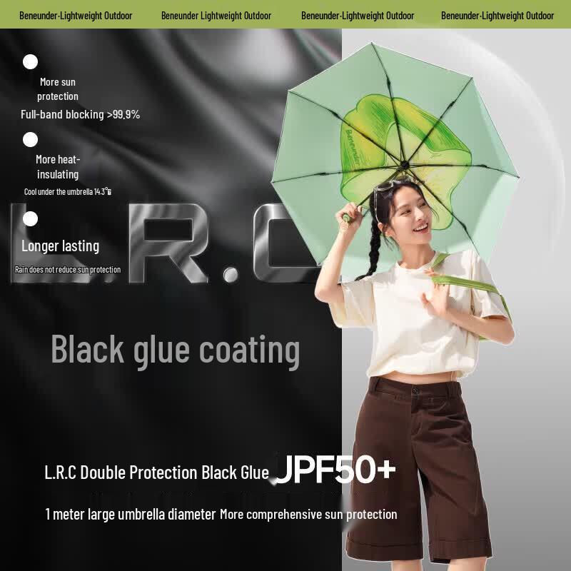 Beneunder Triple Fold UV Protection Umbrella