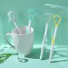 Premium 4-Piece Tongue Scraper Set Multi-Color Oral Care Tools For Fresh Breath Clean Tongue Soft Handle Design