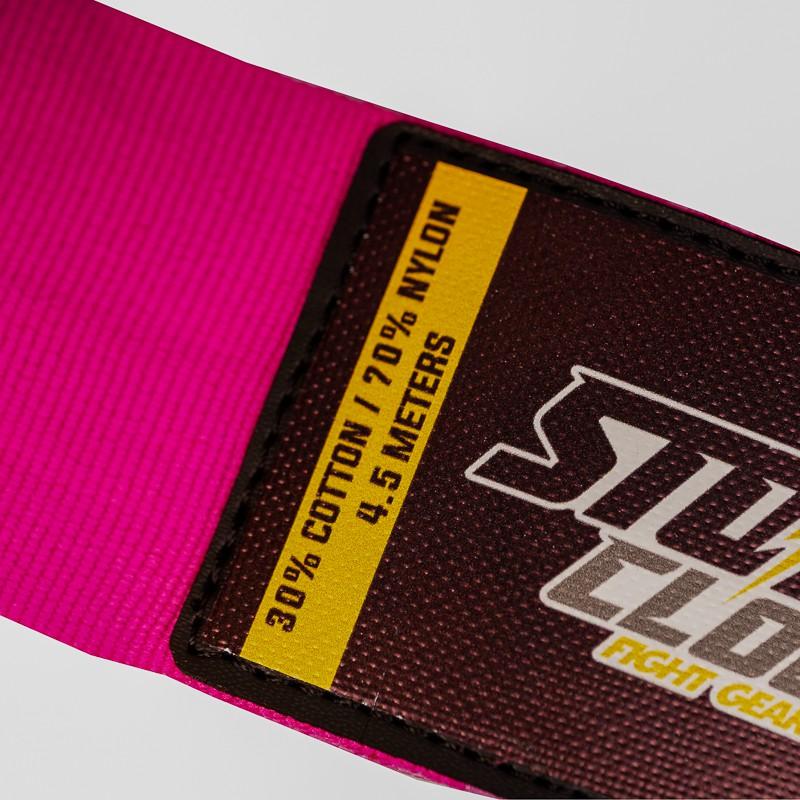 StormCloud HWX-R PREMIUM Boxing Wraps Pink 4.5m