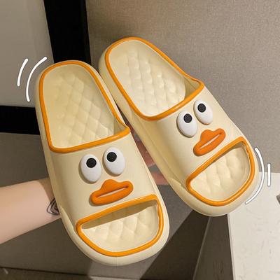 Sandals Home Shoes for Women 2024 Kawaii Cartoon Slides Cute Summer Cloud Woman Slippers House Indoor Off White Anime Junior W B