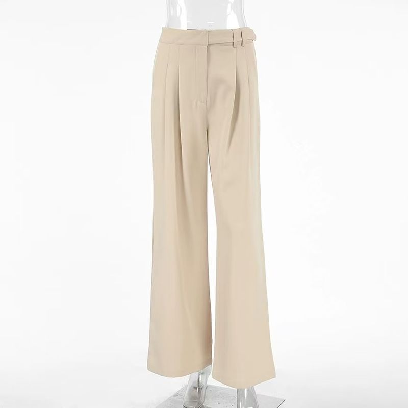 

Fashion Style Fashion Casual Easiest for Match Loose High Waist Wide Leg Pants High Waisted Wide Leg Pants Khaki S