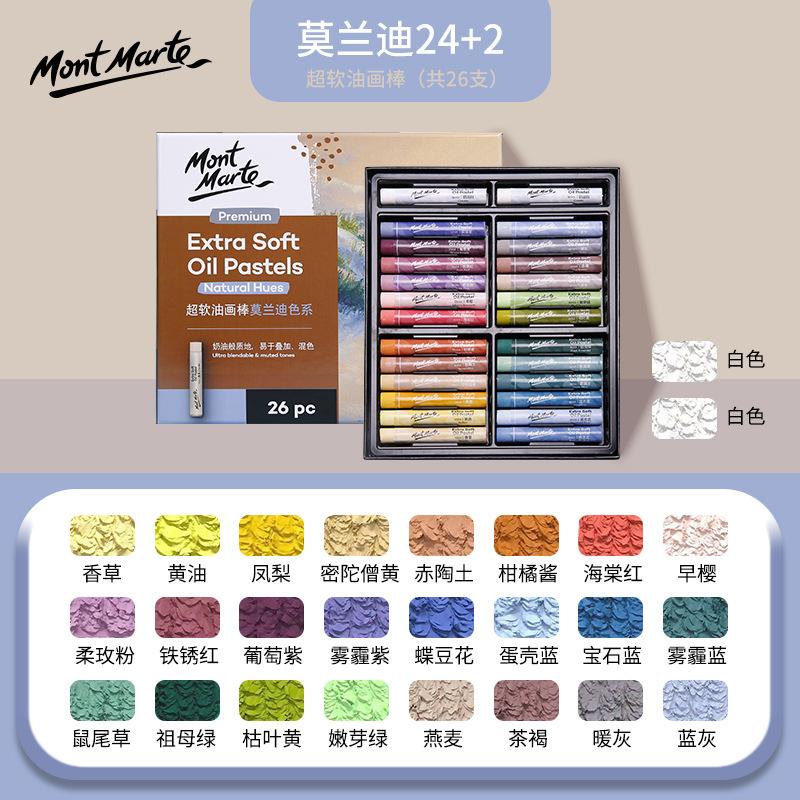 Montmartre Super Zacht Zwaar Olieverf Stick Kinderkleurpotlood Macaron Morandi Klassieke Serie Kunstbenodigdheden