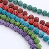 Natural Lava Stone Diffuser Accessories - Volcanic Beads 12/14/16/18MM for DIY Jewelry