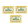 S2M Herbal Handmade Haldi Chandan Soap (Pack of 3 X 125g) | Sandalwood & Turmeric Ayurvedic Bath Soap with Glycerine | Deep Cleansing, Nourishing &