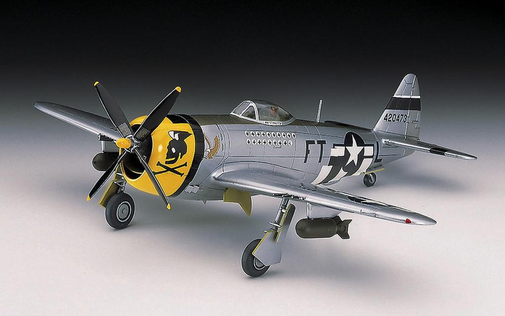 Hasegawa US Army Thunderbolt Plastic Model Kit A8 1/72 P-47D