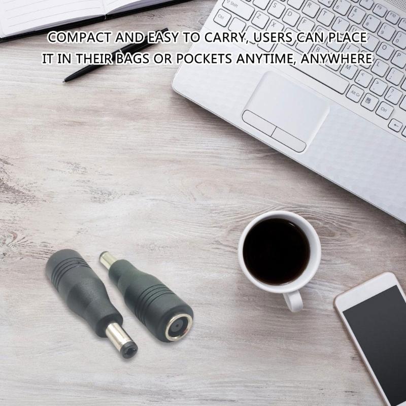 Portable DC7450 Female To DC5.5x2.5mm Male Converter Adapter Power Conversion Head for Various Laptops Brands