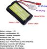 7.4V 3000mAh 15C 2S Li-ion Battery with JST-2P Plug and USB Charging Cable – for UDIRC UD1601 UD1602 SG1603 RC Car 1/10 1/12 1/16