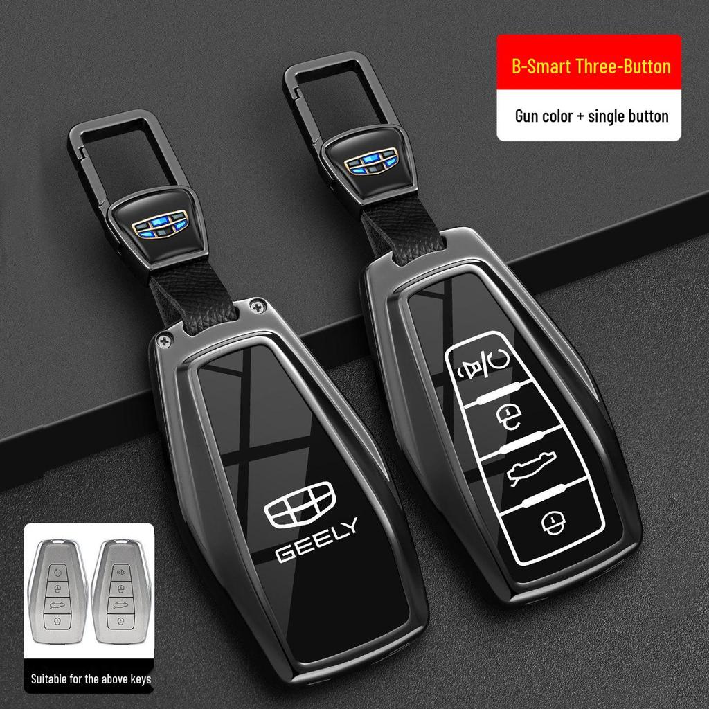 Compatible Silicone Cover for Geely Binyue, Emgrand GS, Xingrui, Xingyue L, Vision X6 Car Keys