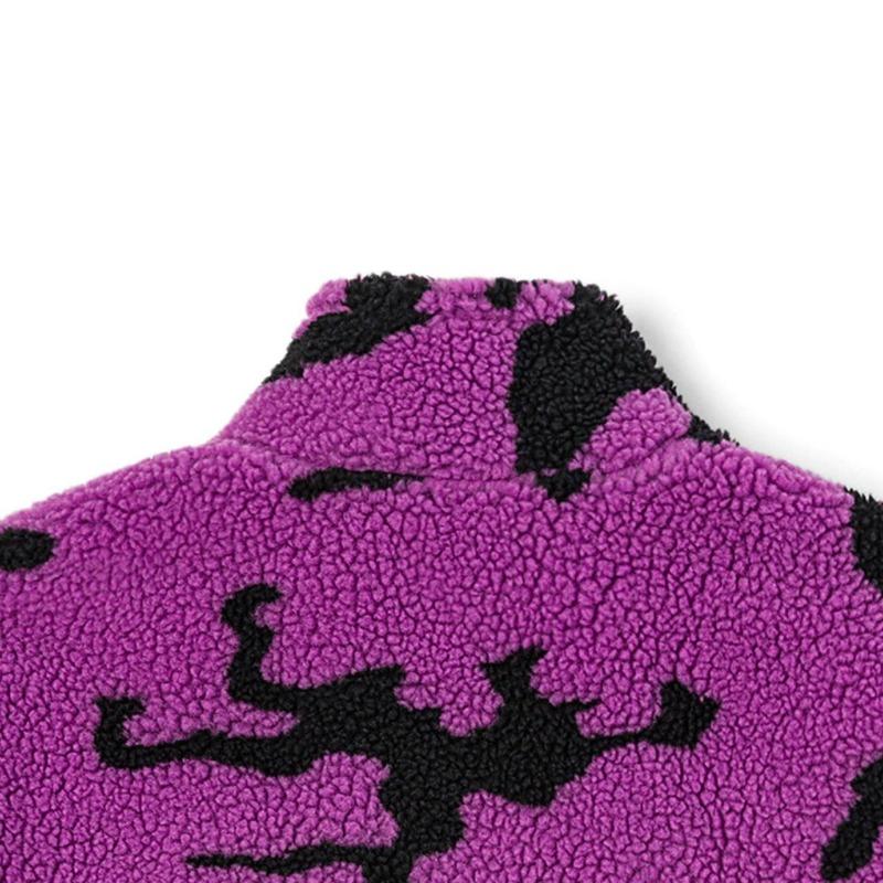 Vans Veste Polaire à Col Montant Zippée Femme Vêtements d'Extérieur Multicolore VN0007VM43F