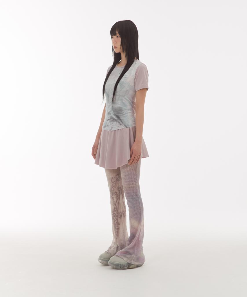 Myullib Unbalance Skirts/Pink