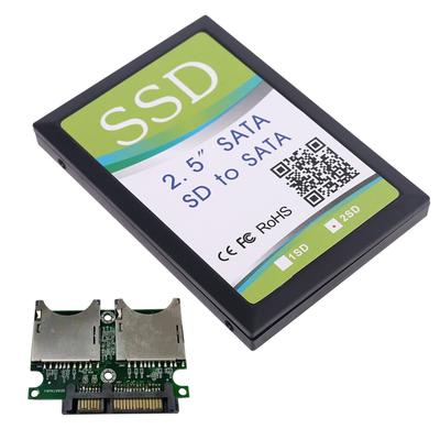 Speicherkartenadapter 2 Port HC für für zu Adapter Konverter mit Gehäuse für Fall Unterstützt für