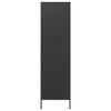 VidaXL Wardrobe Anthracite 90x50x180 Cm Steel