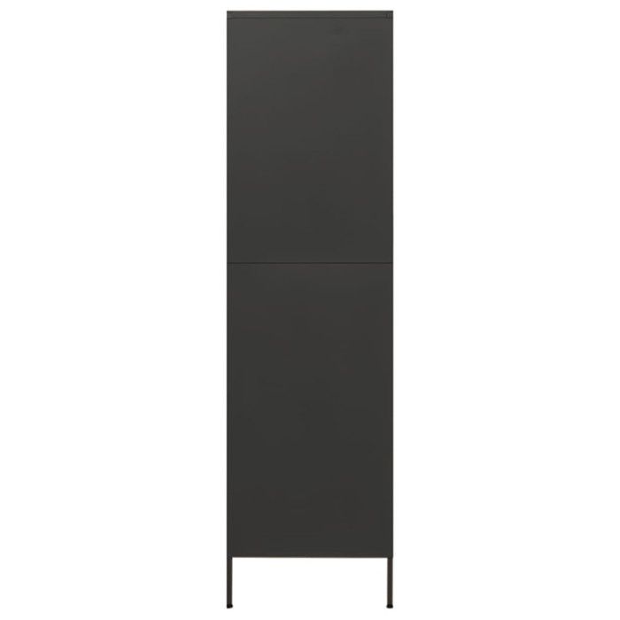 VidaXL Wardrobe Anthracite 90x50x180 Cm Steel