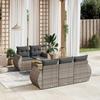 VidaXL Garden Lounge Set with Cushions 6 Pcs, Patio Sofas, Patio Furniture Set, Outdoor Furniture, Grey 3224891