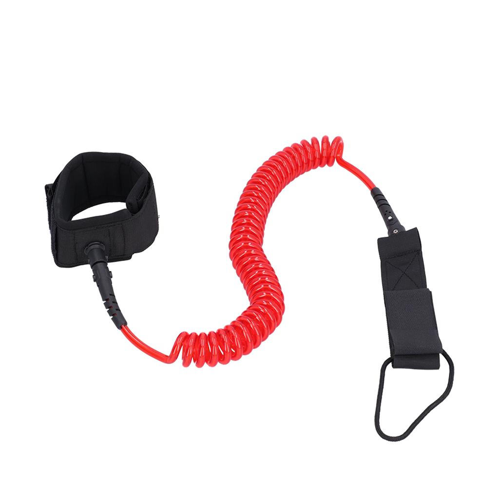 Surfboard Leash Stand Up Paddle Board Bein Knöchel Seil Surfen Schutz Sicherheitsleine für Flachwasser Paddeln Rot