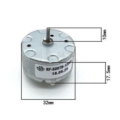 1 szt. Mabuchi Rf500Tb-12560 Silnik DC 1,5 V 6 V 12 V 4600 obr./min 32 mm Silnik DC Maszyna natryskowa