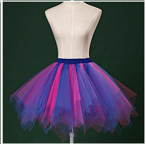 Colorful Boneless Padded Underskirt for Wedding Dress Photography