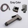 Brass Handheld Toilet Bidet Sprayer Set Accessories Black Bidet Faucet for Bathroom Sprayer Shower Head Self Cleaning Gold Color