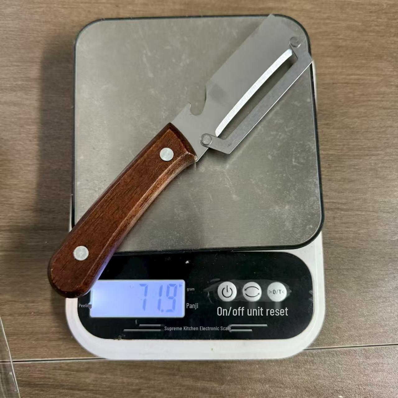 

Многофункциональная овощечистка из нержавеющей стали: Дыня, Сахарный тростник, Ананас - Кухонный инструмент 2-в-1 из нержавеющей стали.