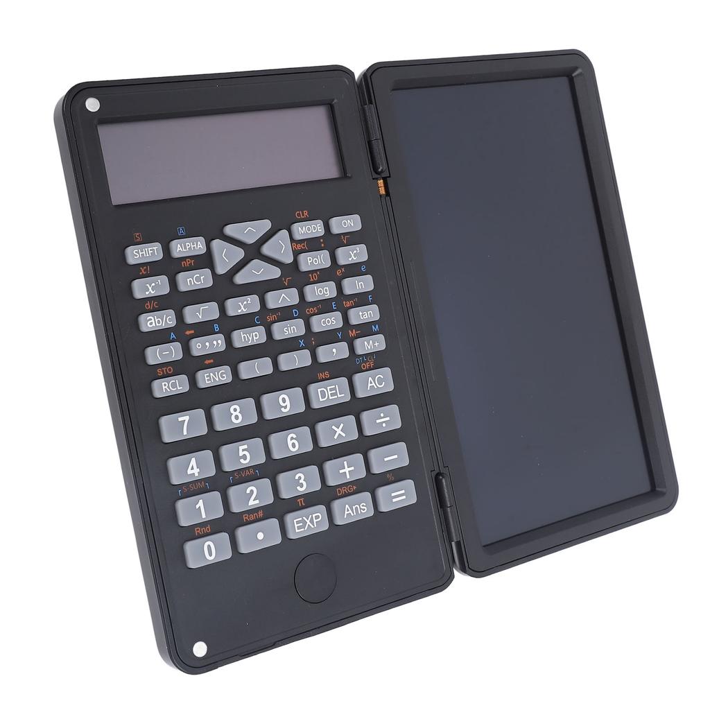 Calculator științific de birou Afișaj cu 2 linii cu tabletă de scris LCD de 6 inchi Calculator pliabil pentru 