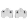 YIBO 30mm Handlebar Riser Mount Clamp for G310R G310GS G 310R 310GS 2017 2018 2019 Motorcycle Elevador De Manillar (Silver)