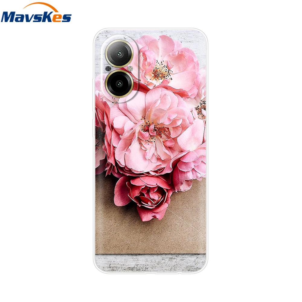 Für Realme C67 4G Hülle RealmeC67 C 67 4G RMX3890 Niedliche Weiche Klare Silikon Handyhüllen Für Realme C67 4G Schutzhülle Capa