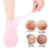 1 par de calcetines hidratantes de silicona para el cuidado de los pies, antisequedad de la piel, antigrietas, exfoliantes, eliminan la piel muerta y alivian el dolor