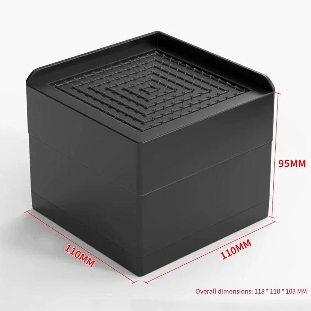 Stackable Anti-Slip Plastic Furniture Risers Chair Leg Pads Noise Reducing Shock Absorbing Protects Floors For Sofas And Chairs