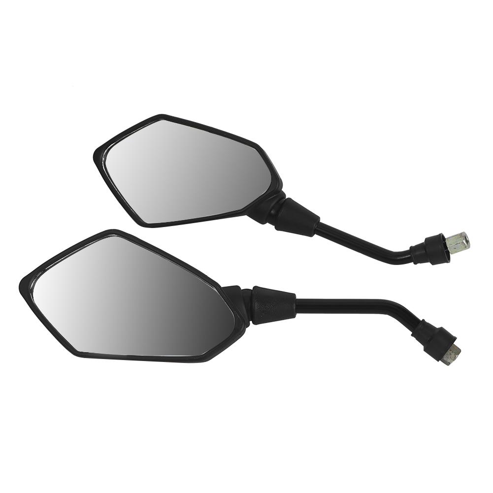Pair of Motorcycle Modification   Rearview Wing Mirror Motorbike Accessory Black