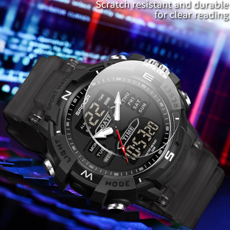Часы SANDA Спортивные уличные Водонепроницаемые Многофункциональные Светящиеся Будильник — фото 10